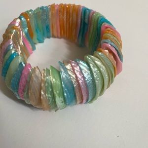 Colorful Boutique Shell Bracelet